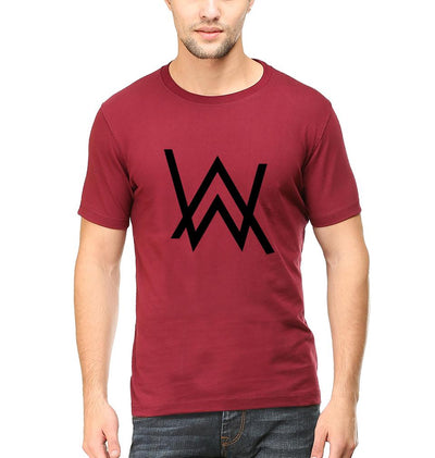 Alan Walker Half Sleeves T-Shirt For Men-FunkyTeesClub - FunkyTeesClub