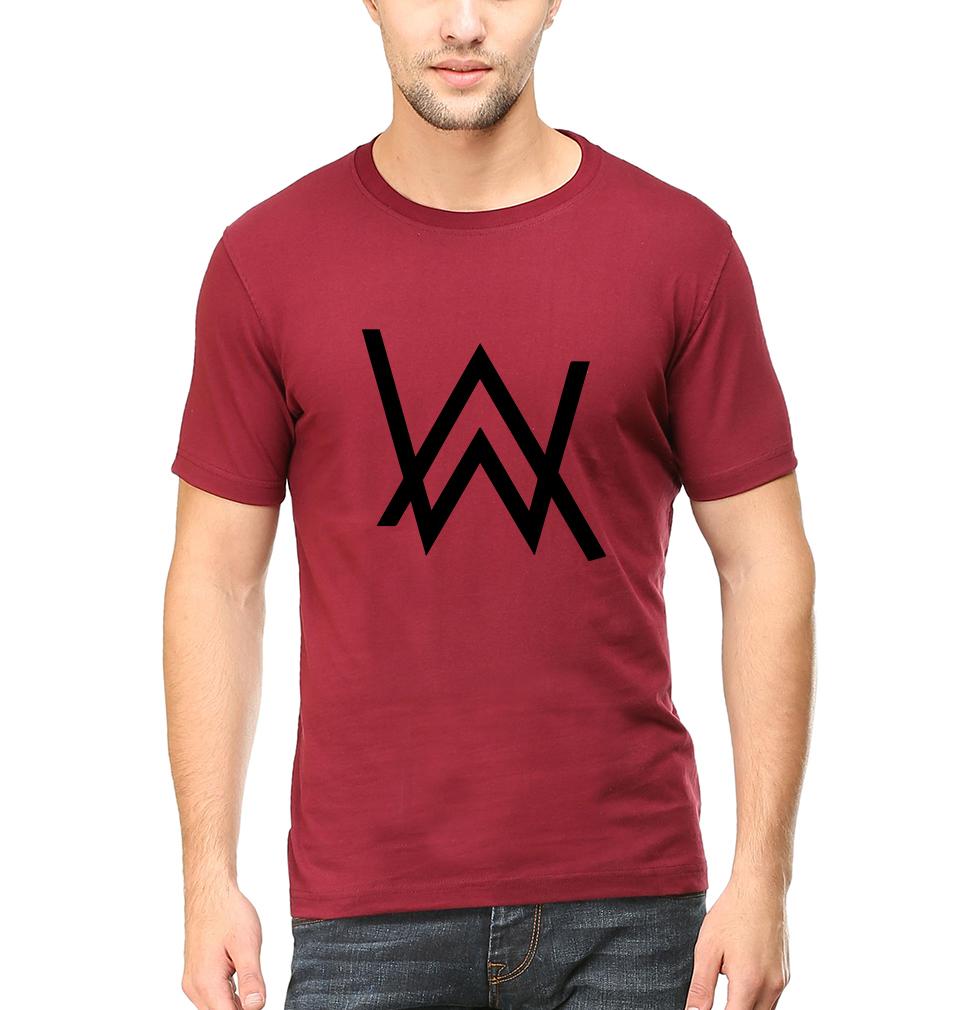 Alan Walker Half Sleeves T-Shirt For Men-FunkyTeesClub - FunkyTeesClub