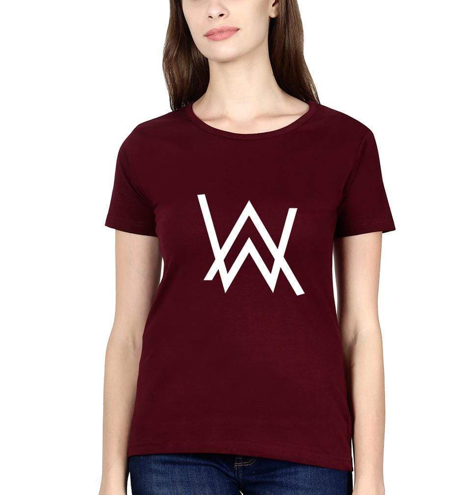 Alan Walker Womens Half Sleeves T-Shirts-FunkyTeesClub - FunkyTeesClub