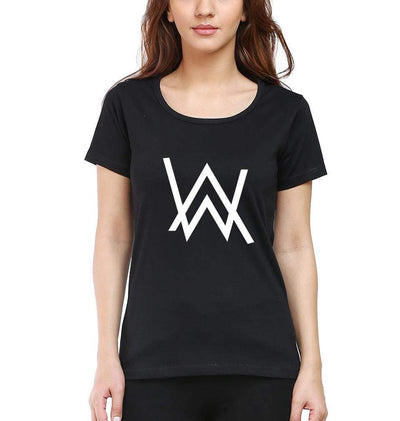 Alan Walker Womens Half Sleeves T-Shirts-FunkyTeesClub - FunkyTeesClub