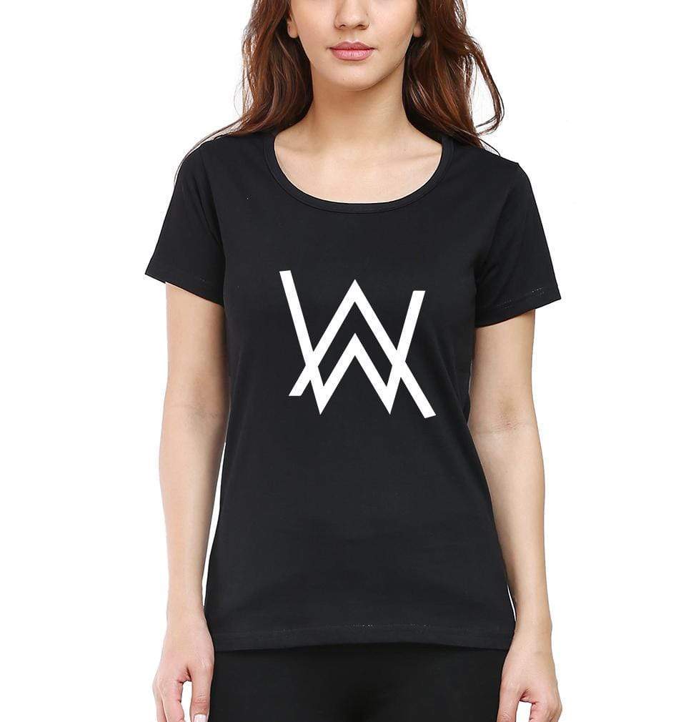 Alan Walker Womens Half Sleeves T-Shirts-FunkyTeesClub - FunkyTeesClub