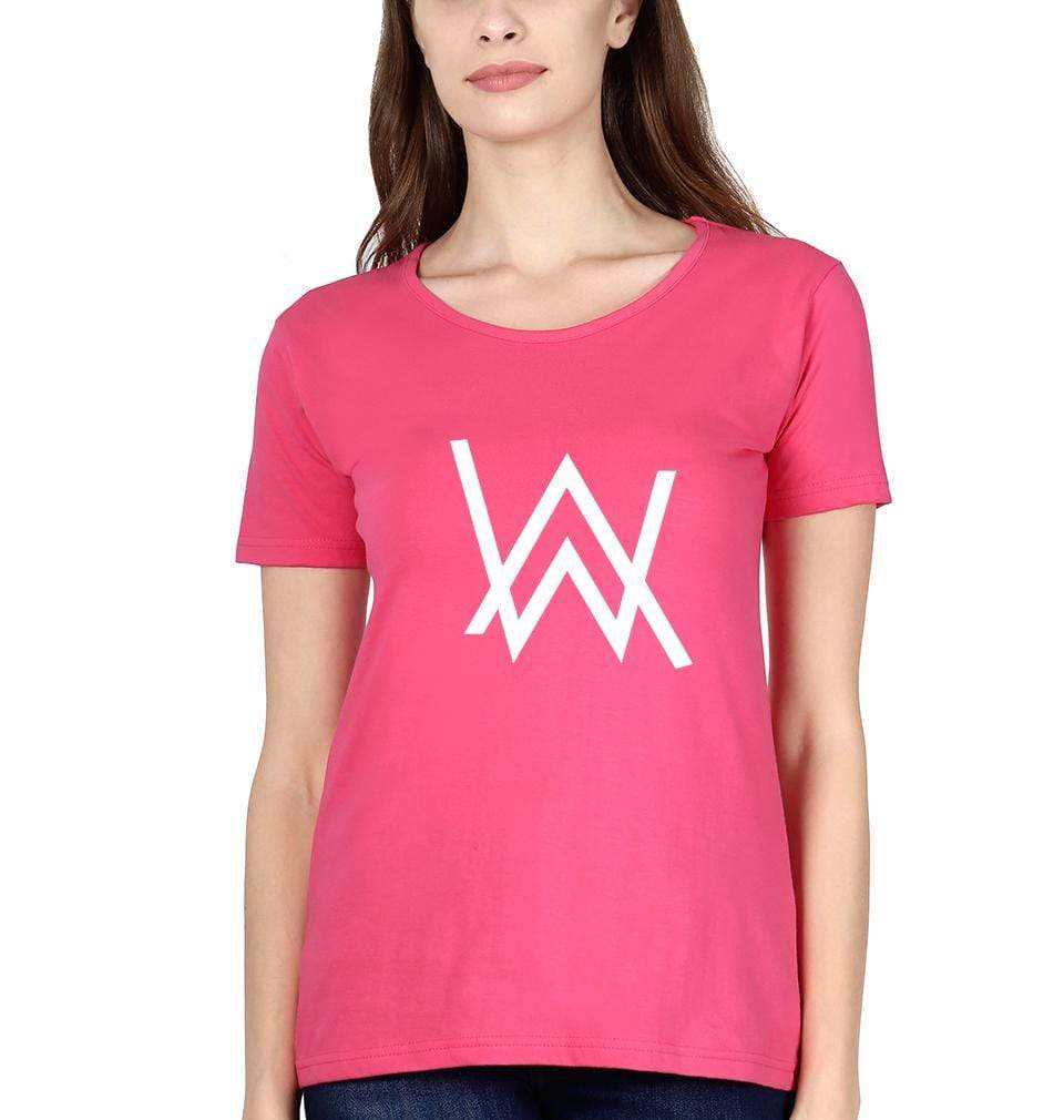 Alan Walker Womens Half Sleeves T-Shirts-FunkyTeesClub - FunkyTeesClub