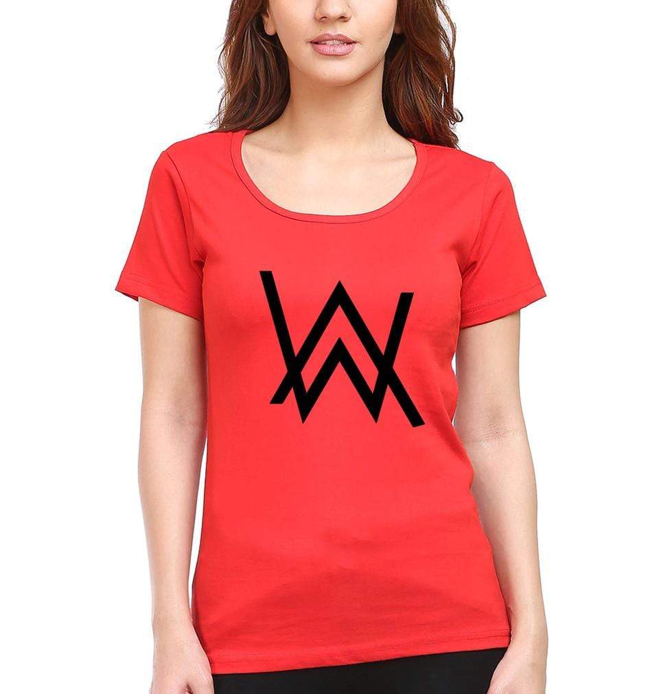 Alan Walker Womens Half Sleeves T-Shirts-FunkyTeesClub - FunkyTeesClub