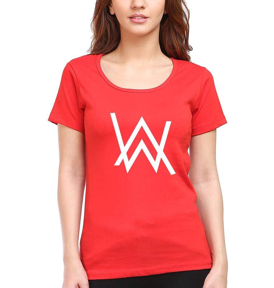 Alan Walker Womens Half Sleeves T-Shirts-FunkyTeesClub - FunkyTeesClub