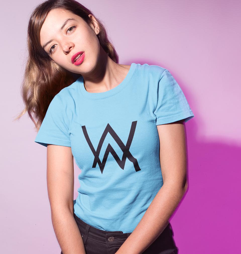 Alan Walker Womens Half Sleeves T-Shirts-FunkyTeesClub - FunkyTeesClub