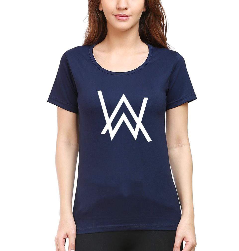 Alan Walker Womens Half Sleeves T-Shirts-FunkyTeesClub - FunkyTeesClub