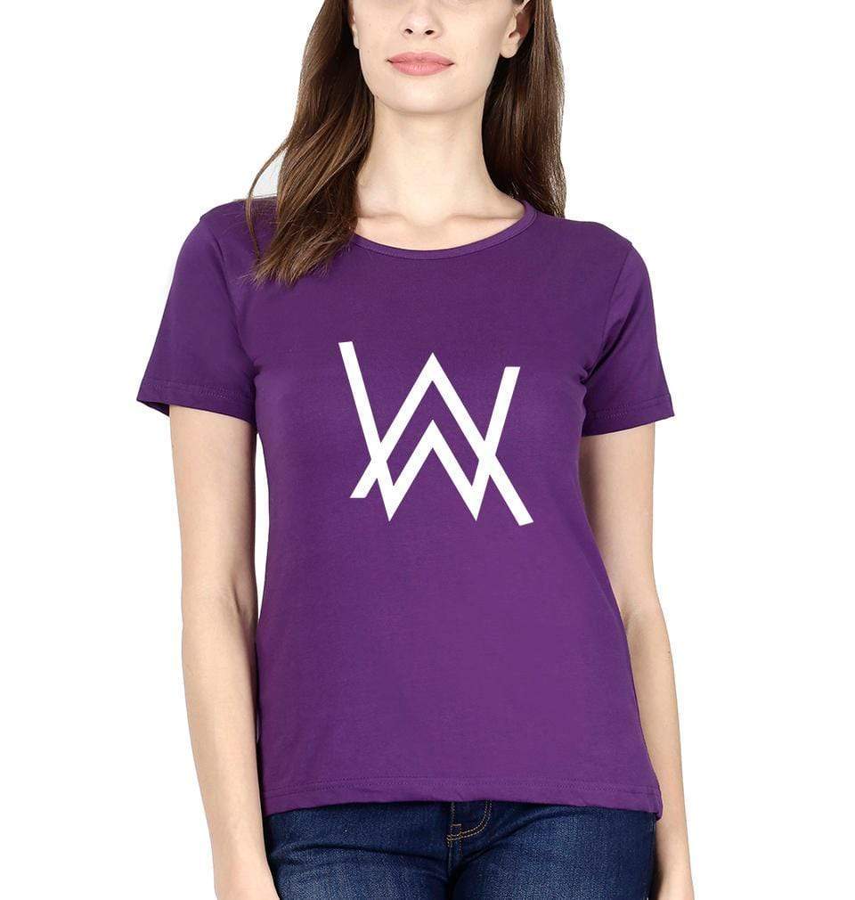 Alan Walker Womens Half Sleeves T-Shirts-FunkyTeesClub - FunkyTeesClub