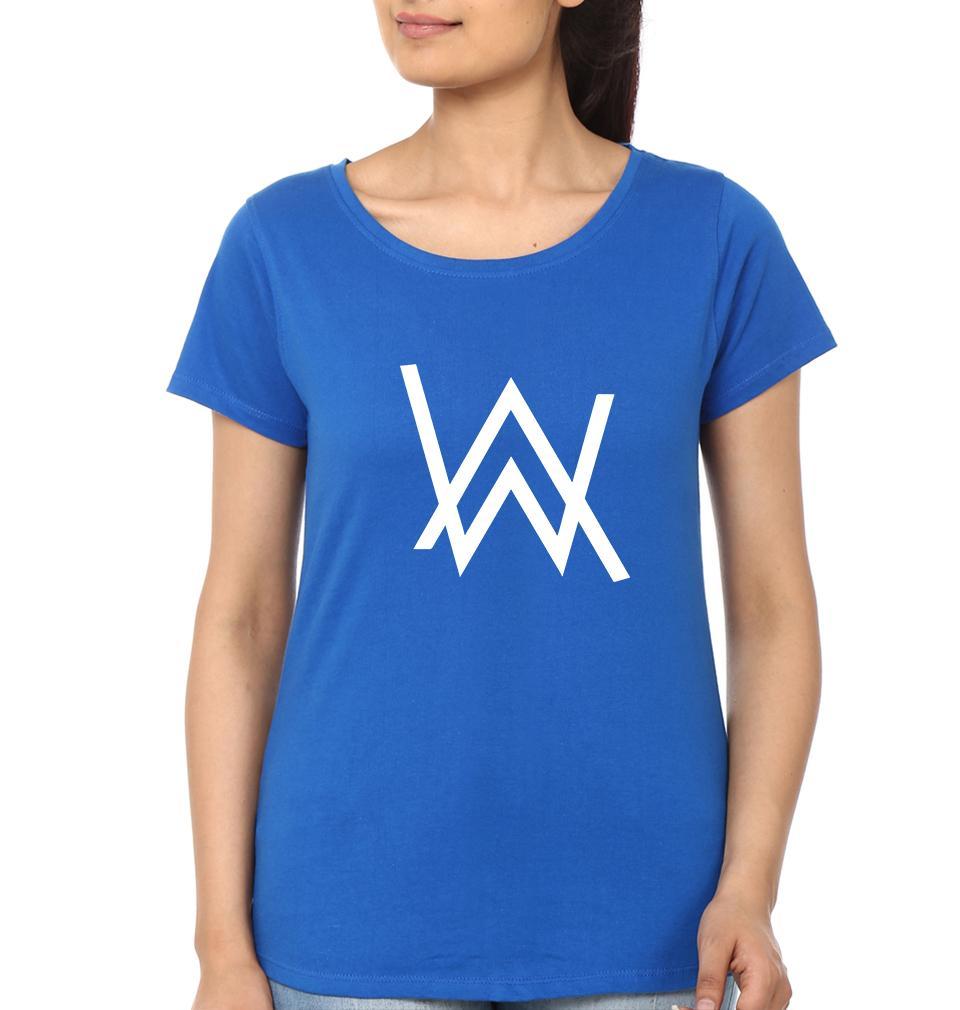 Alan Walker Womens Half Sleeves T-Shirts-FunkyTeesClub - FunkyTeesClub