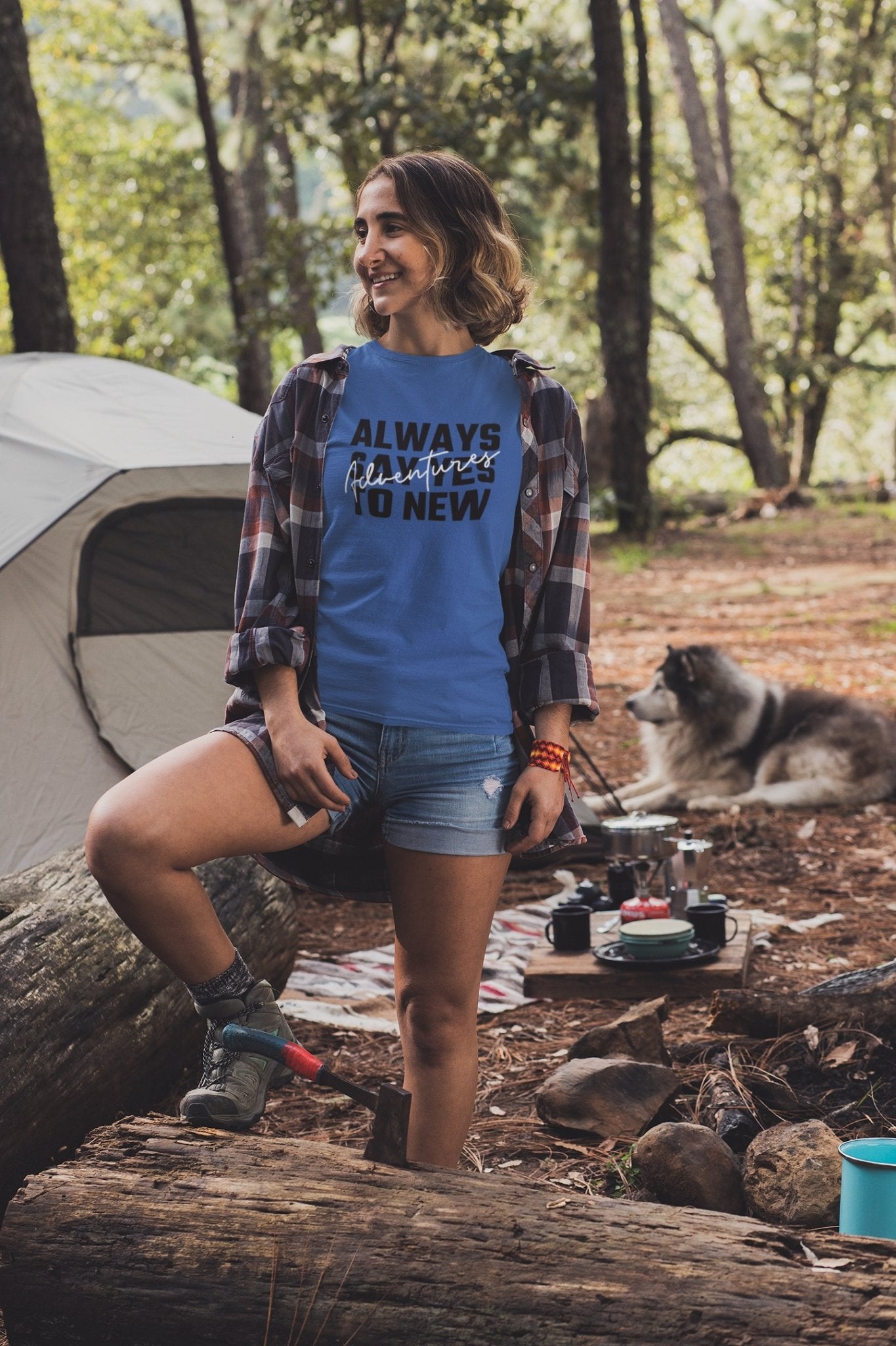 Always Say Yes Women Half Sleeves T-shirt- FunkyTeesClub - Funky Tees Club