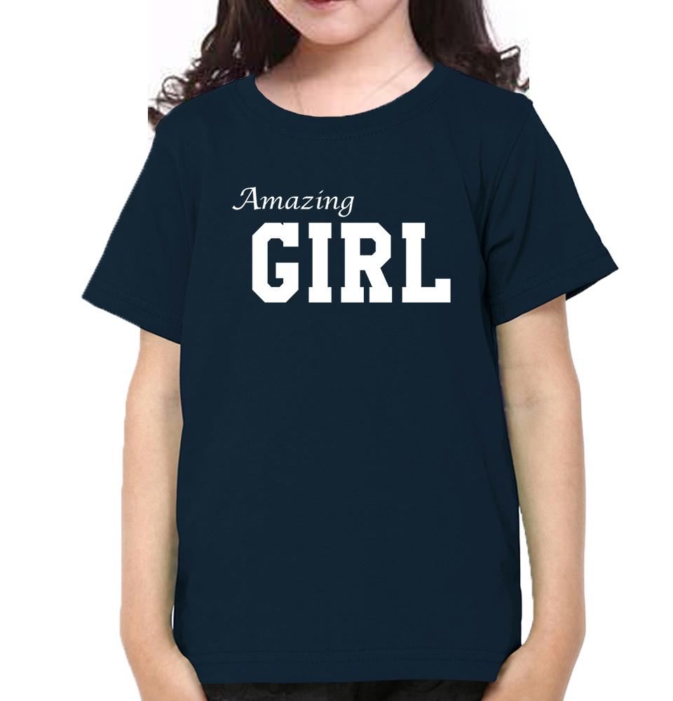 Amazing Dad Amazing Girl Father and Daughter Matching T-Shirt- FunkyTeesClub - Funky Tees Club