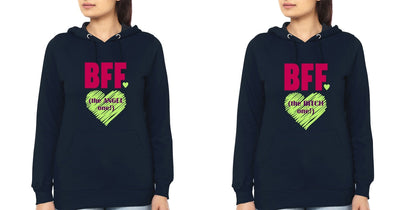 Angel Bitch BFF Hoodies-FunkyTees - Funky Tees Club