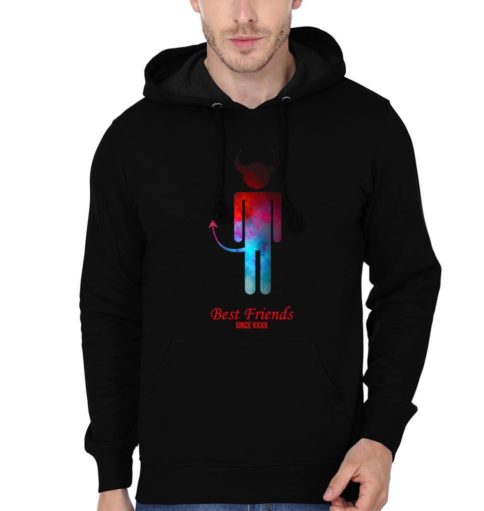 Angel devil BFF Hoodies-FunkyTees - Funky Tees Club