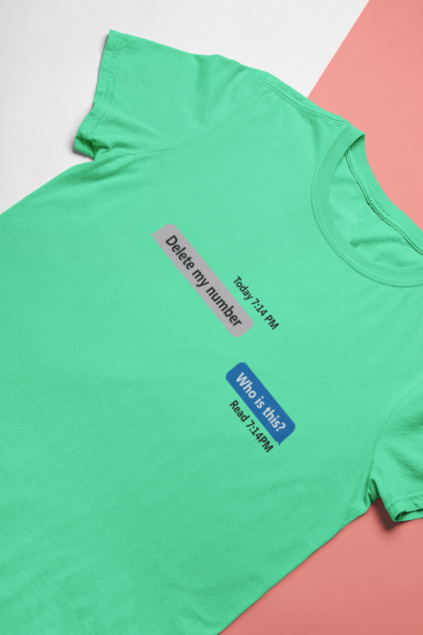 Delete My Number Mens Half Sleeves T-shirt- FunkyTeesClub