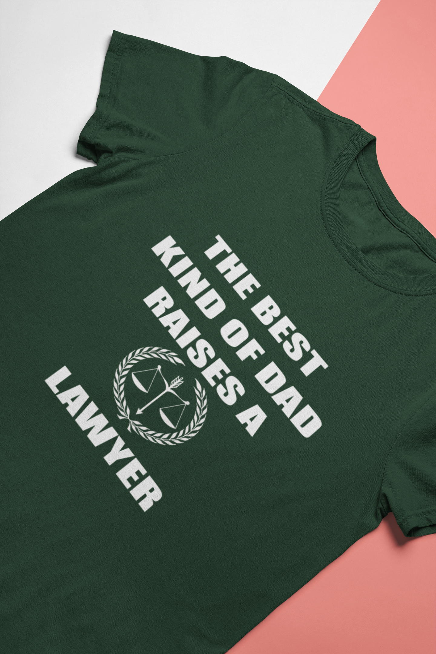 The Best Kind Of Dad Raises A Lawyer Mens Half Sleeves T-shirt- FunkyTeesClub