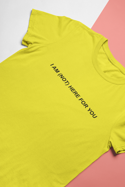 I Am Not Here For You Zayn Malik Celebrity T-shirt- FunkyTeesClub
