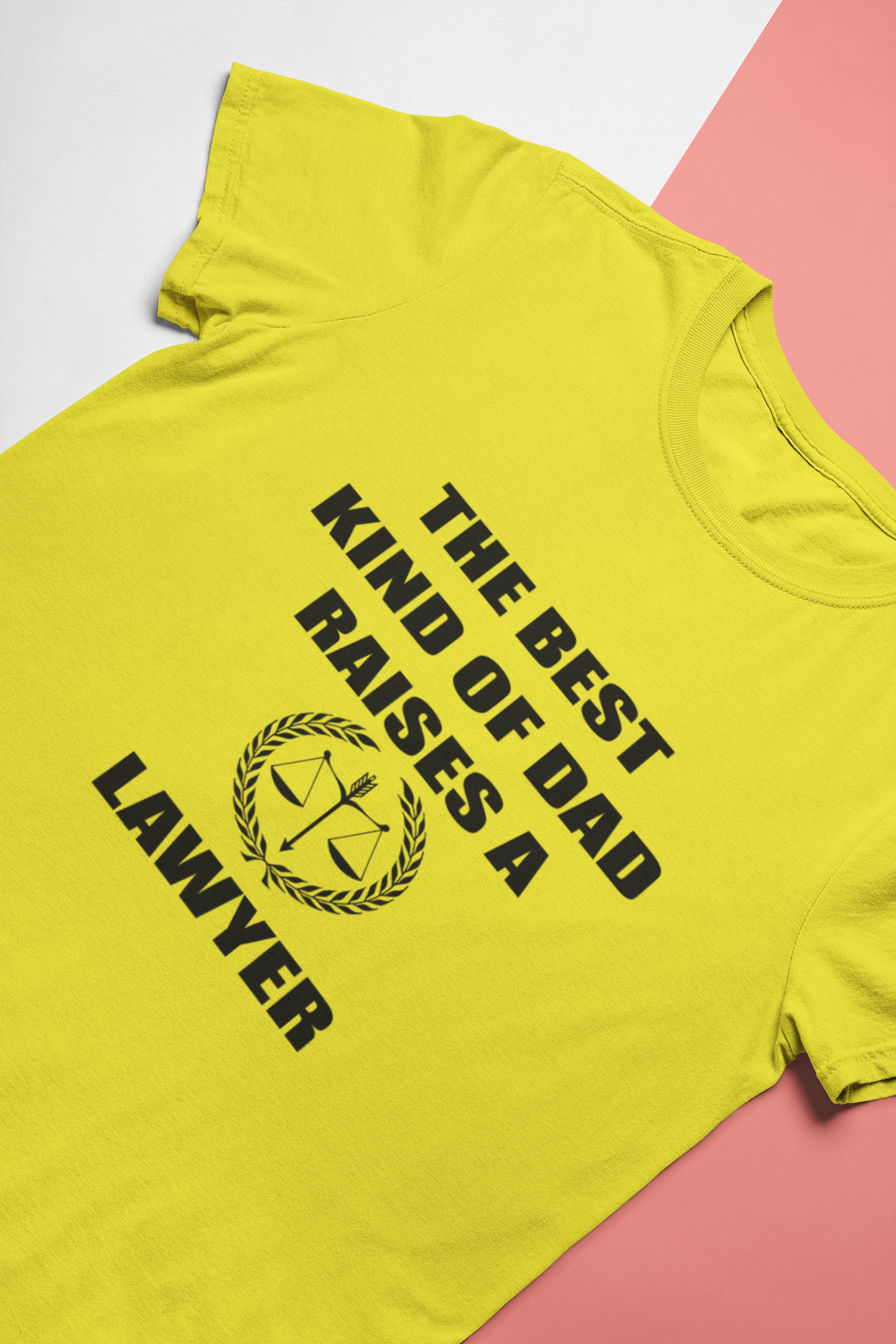 The Best Kind Of Dad Raises A Lawyer Mens Half Sleeves T-shirt- FunkyTeesClub