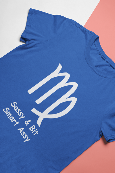 Virgo Zodiac Sign Mens Half Sleeves T-shirt- FunkyTeesClub