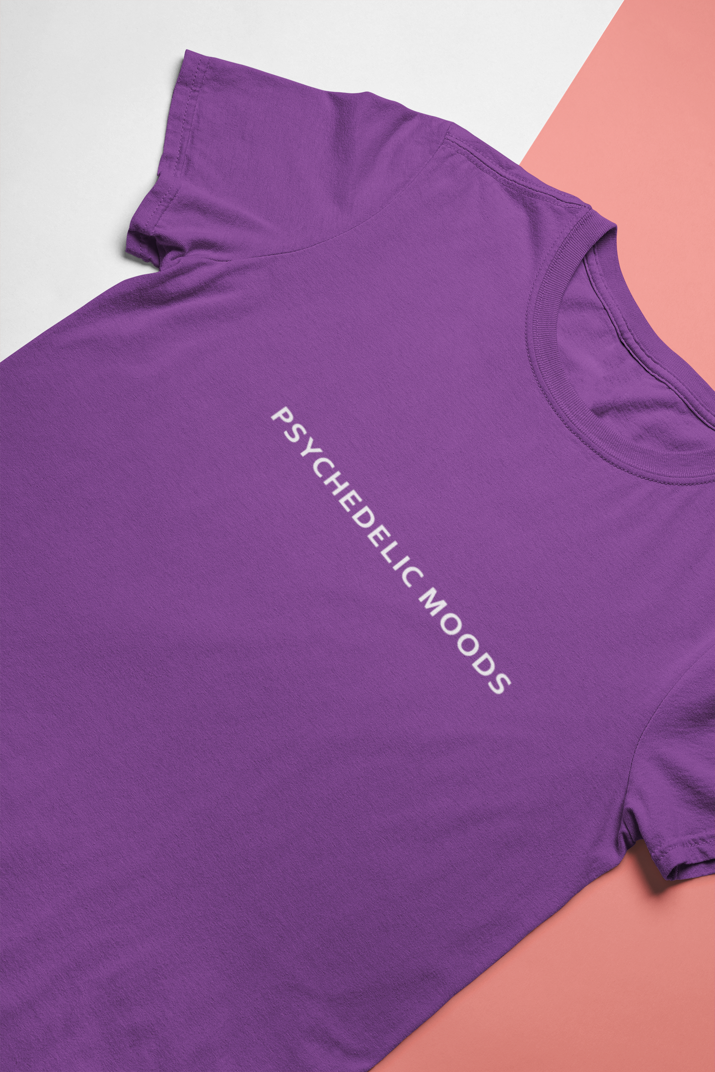 Psychedelic Moods Minimal Women Half Sleeves T-shirt- FunkyTeesClub
