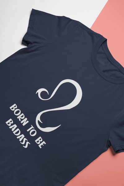 Leo Zodiac Sign Mens Half Sleeves T-shirt- FunkyTeesClub