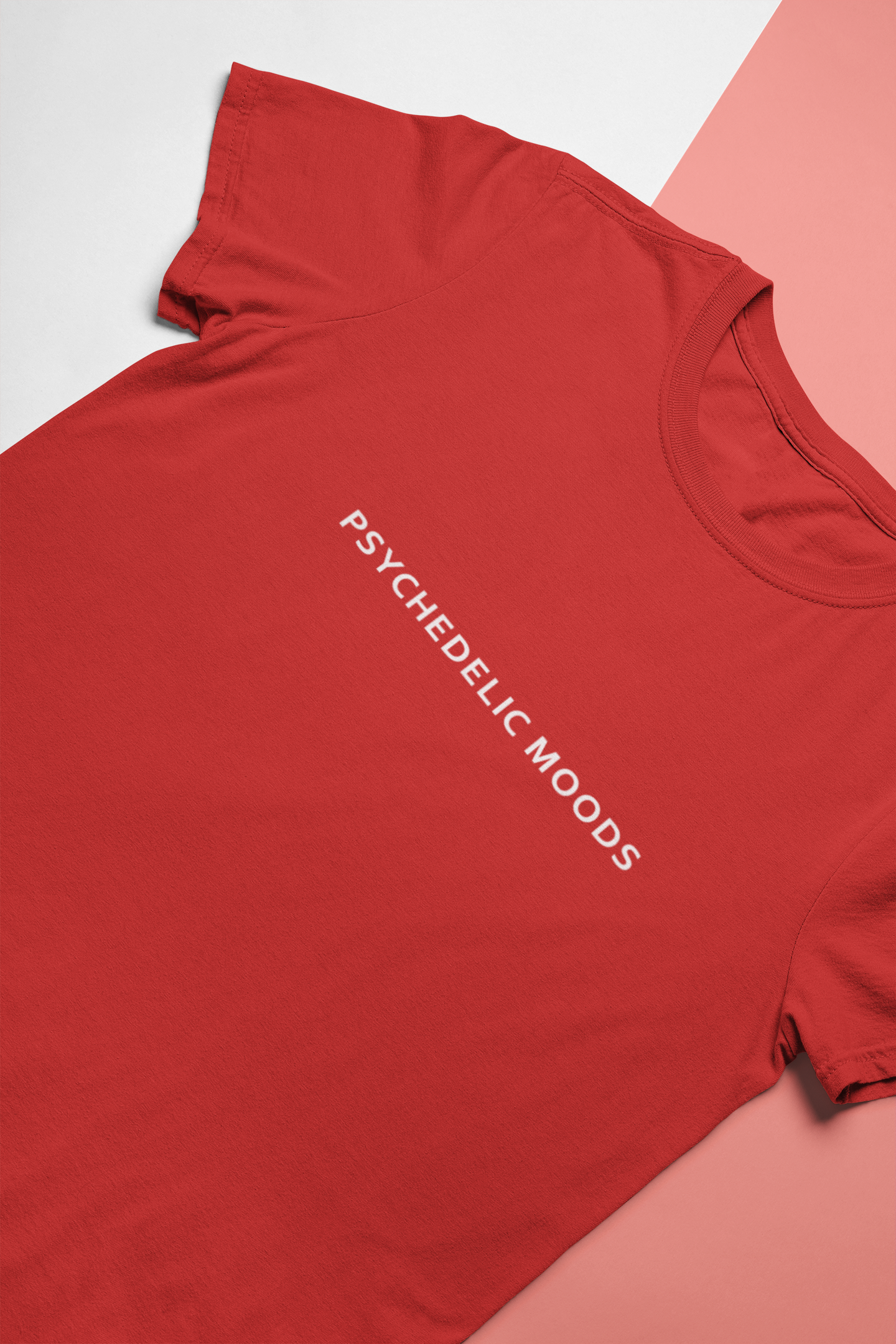 Psychedelic Moods Minimal Women Half Sleeves T-shirt- FunkyTeesClub