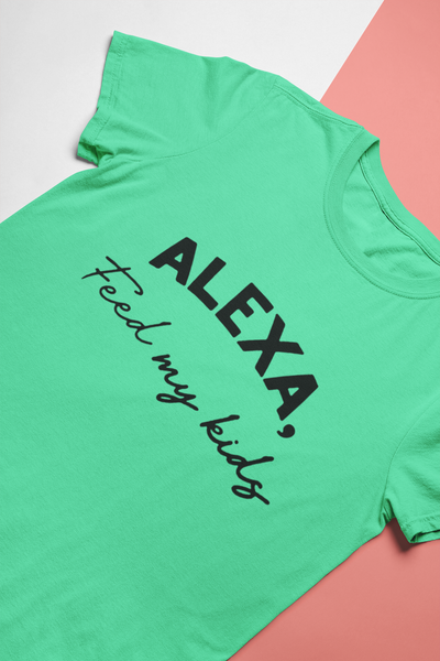 Alexa Feed My Kids Jacqueline Jossa Celebrity T-shirt- FunkyTeesClub