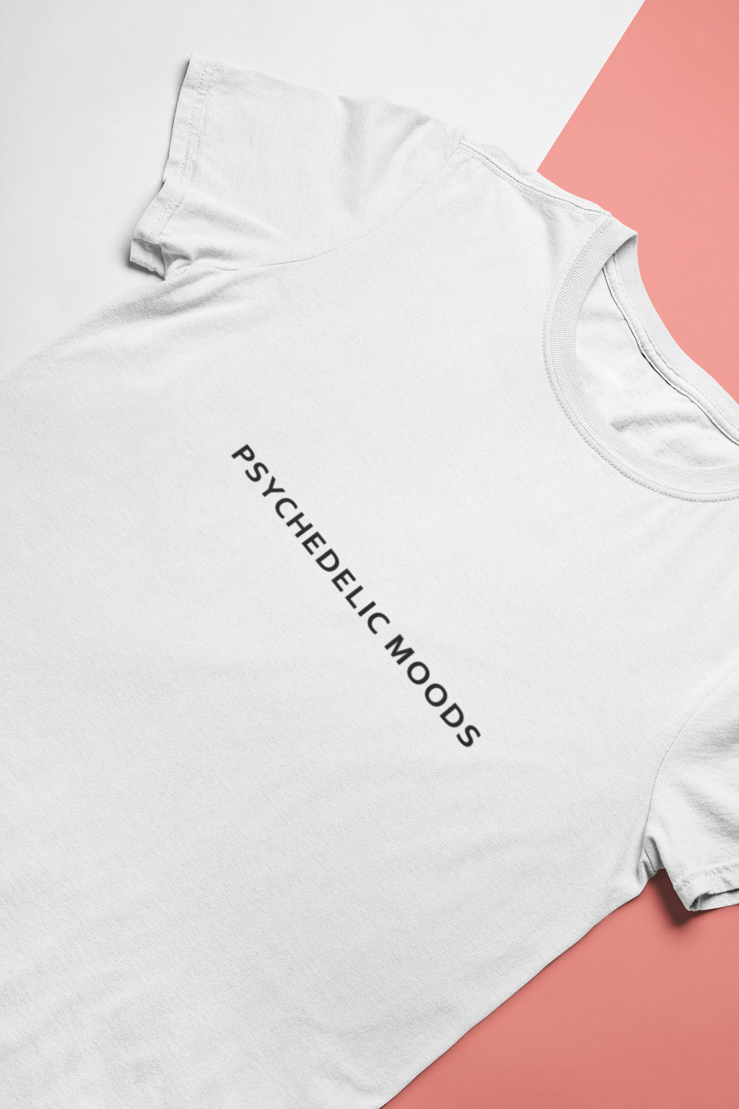 Psychedelic Moods Minimal Women Half Sleeves T-shirt- FunkyTeesClub