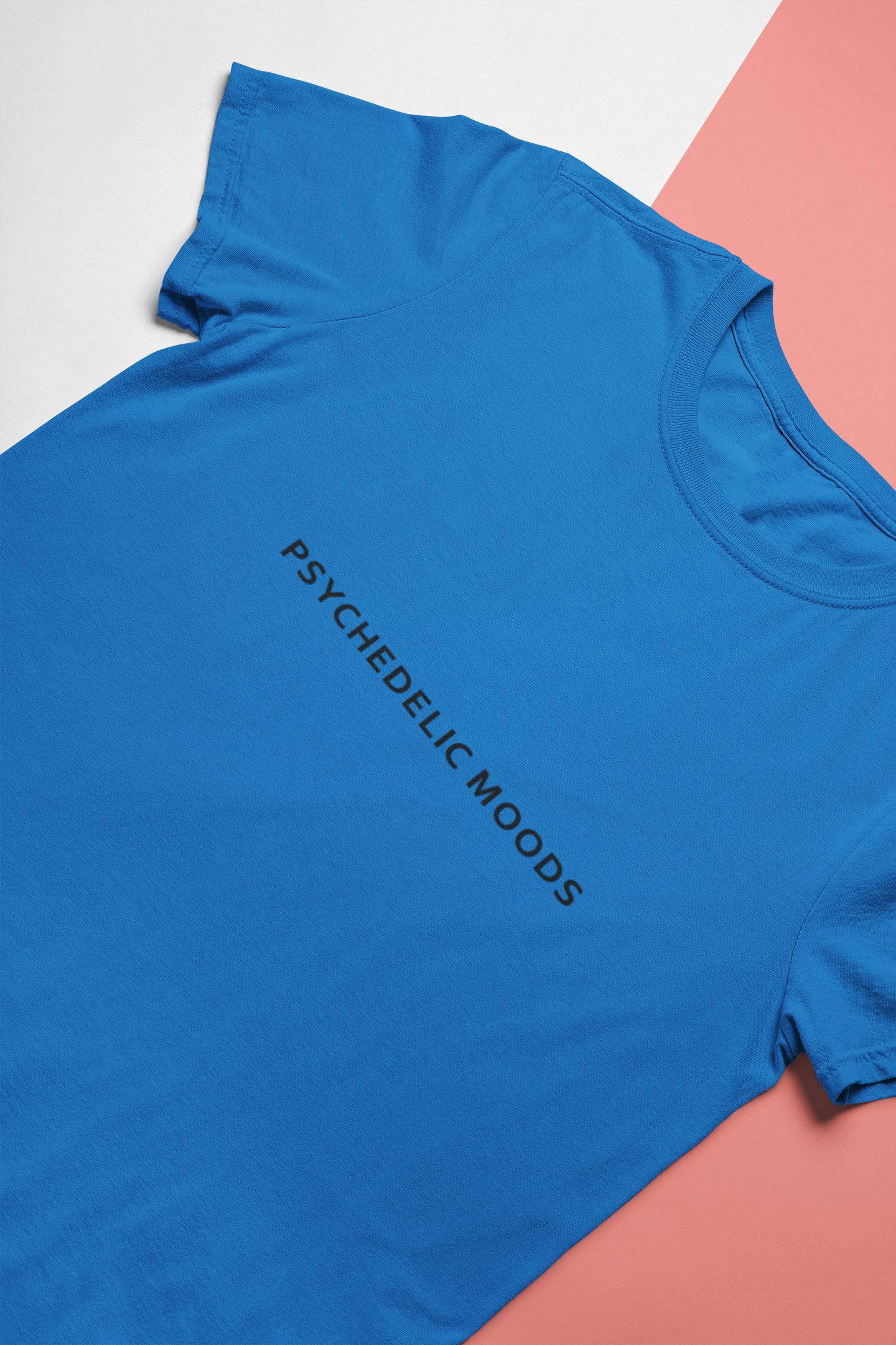 Psychedelic Moods Minimal Mens Half Sleeves T-shirt- FunkyTeesClub