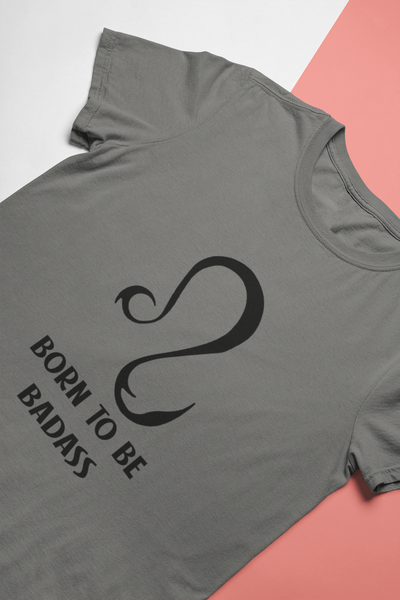 Leo Zodiac Sign Mens Half Sleeves T-shirt- FunkyTeesClub
