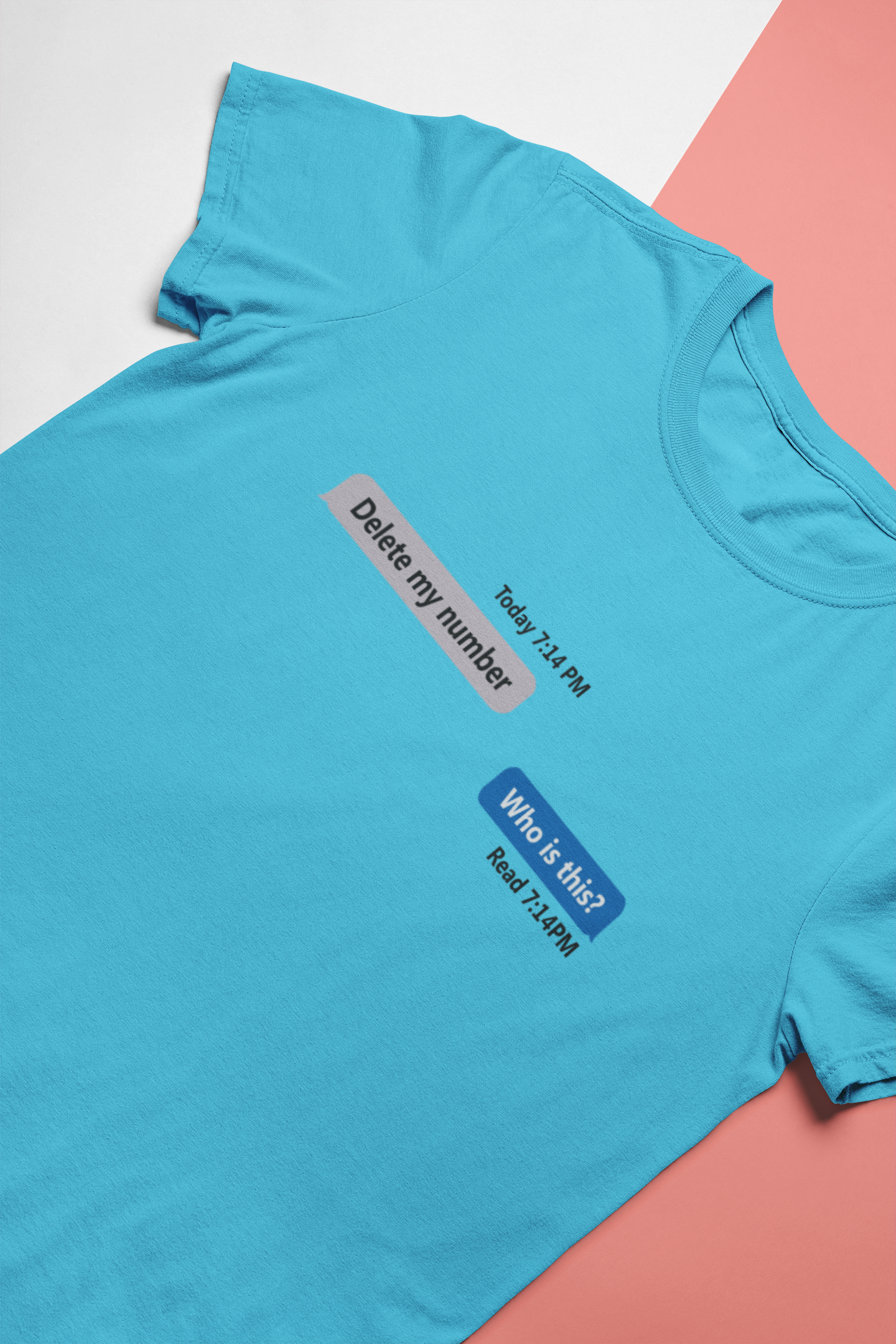 Delete My Number Mens Half Sleeves T-shirt- FunkyTeesClub