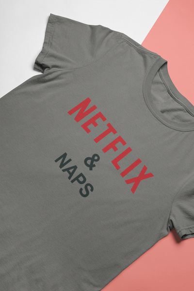 Netflix And Naps Shefali Jariwala Celebrity T-shirt- FunkyTeesClub