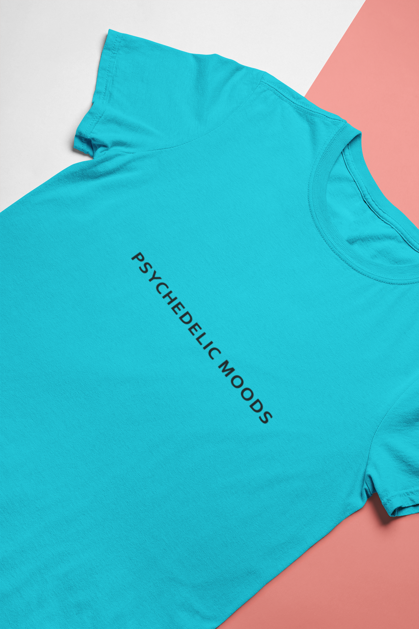 Psychedelic Moods Minimal Mens Half Sleeves T-shirt- FunkyTeesClub