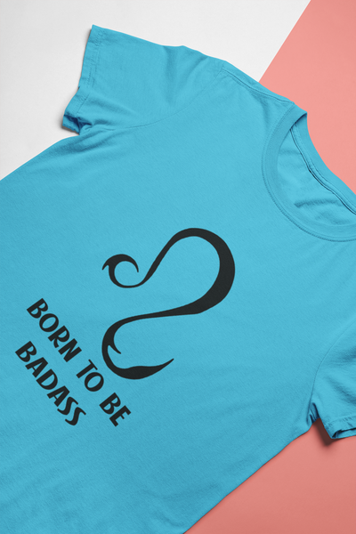Leo Zodiac Sign Mens Half Sleeves T-shirt- FunkyTeesClub