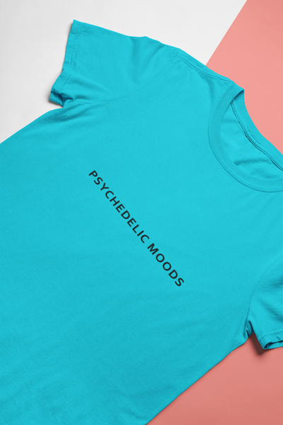 Psychedelic Moods Minimal Women Half Sleeves T-shirt- FunkyTeesClub