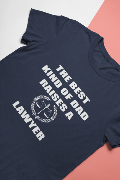 The Best Kind Of Dad Raises A Lawyer Women Half Sleeves T-shirt- FunkyTeesClub