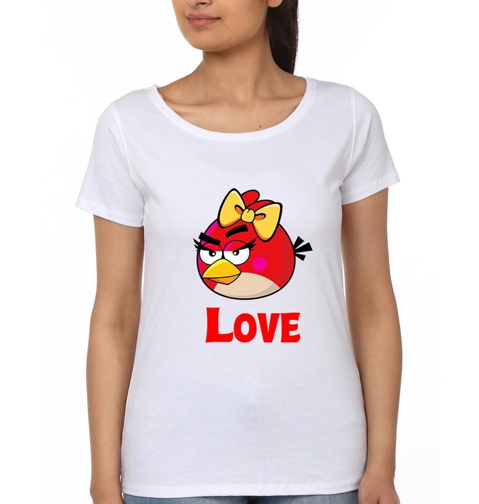 Angry Love Couple Half Sleeves T-Shirts -FunkyTees - Funky Tees Club