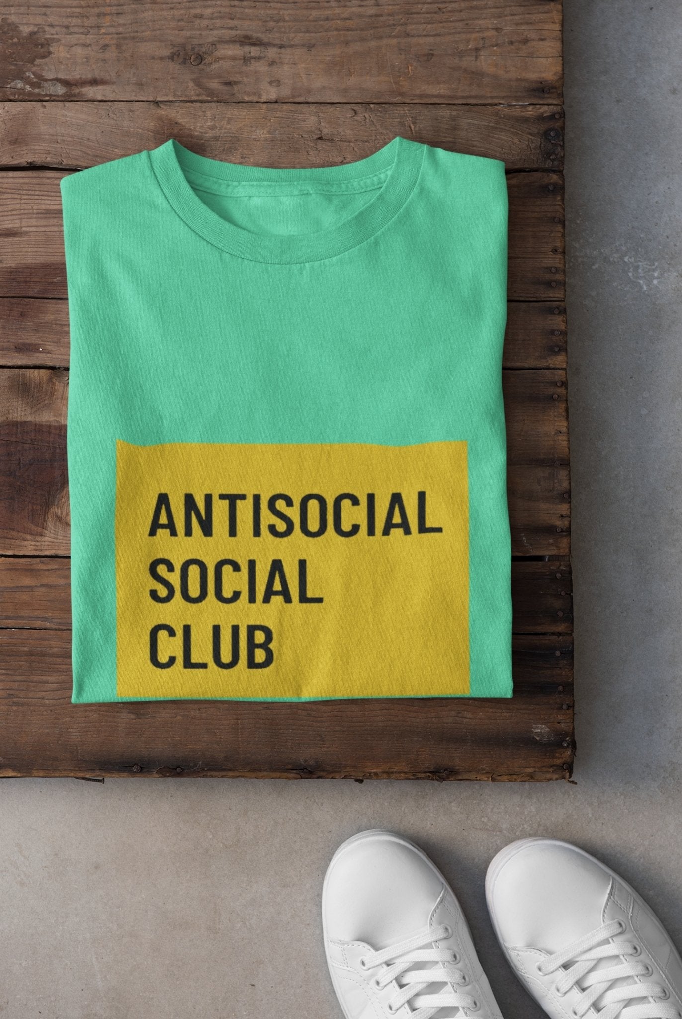 Antisocial Social Club Women Half Sleeves T-shirt- FunkyTeesClub - Funky Tees Club
