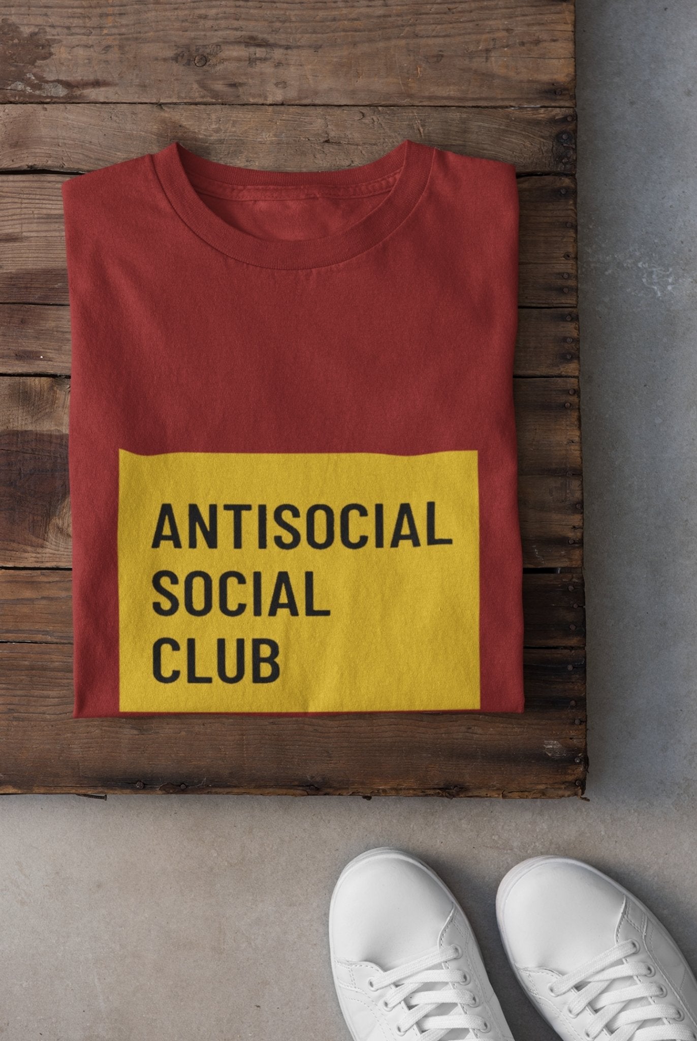 Antisocial Social Club Women Half Sleeves T-shirt- FunkyTeesClub - Funky Tees Club