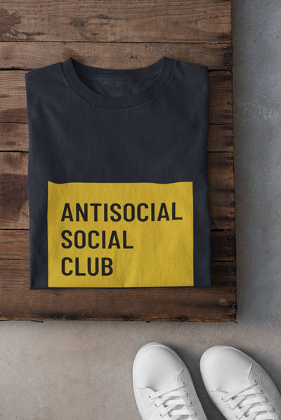 Antisocial Social Club Women Half Sleeves T-shirt- FunkyTeesClub - Funky Tees Club