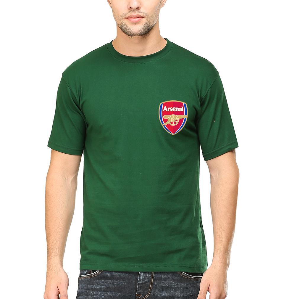 Arsenal Logo Men Half Sleeves T-Shirts-FunkyTeesClub - Funky Tees Club