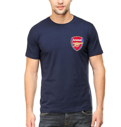 Arsenal Logo Men Half Sleeves T-Shirts-FunkyTeesClub - Funky Tees Club