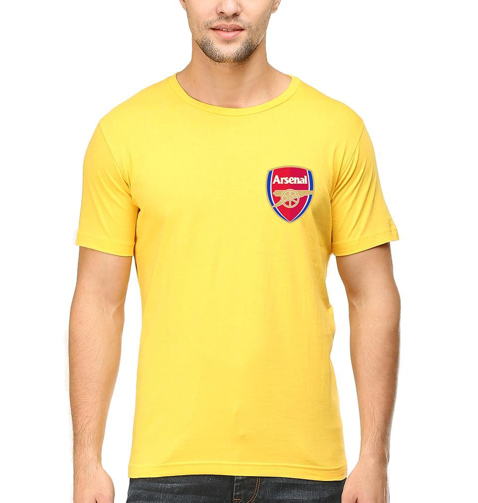 Arsenal Logo Men Half Sleeves T-Shirts-FunkyTeesClub - Funky Tees Club