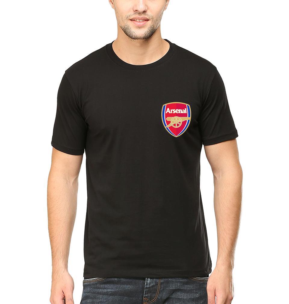 Arsenal Logo Men Half Sleeves T-Shirts-FunkyTeesClub - Funky Tees Club