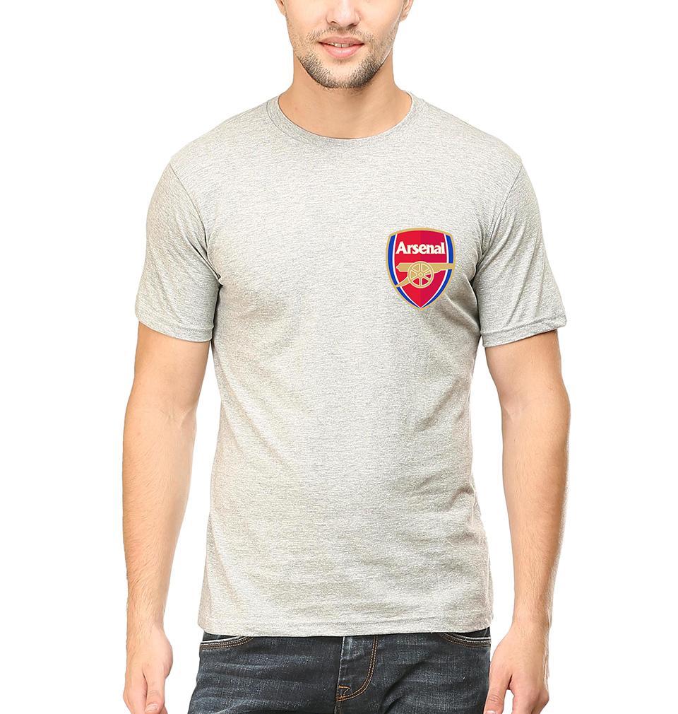 Arsenal Logo Men Half Sleeves T-Shirts-FunkyTeesClub - Funky Tees Club
