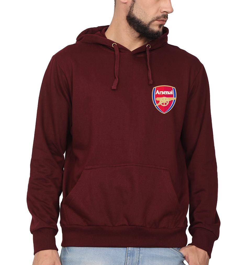 Arsenal Logo Men Hoodies-FunkyTeesClub - Funky Tees Club