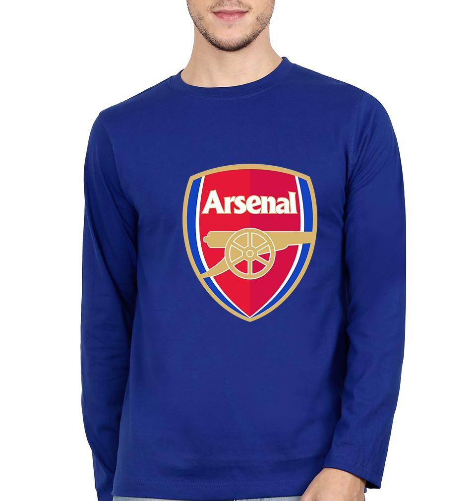 Arsenal Men Full Sleeves T-Shirts-FunkyTeesClub - Funky Tees Club