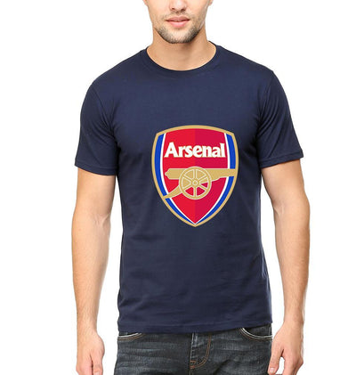Arsenal Men Half Sleeves T-Shirts-FunkyTeesClub - Funky Tees Club