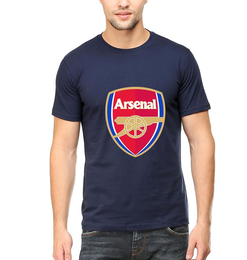 Arsenal Men Half Sleeves T-Shirts-FunkyTeesClub - Funky Tees Club