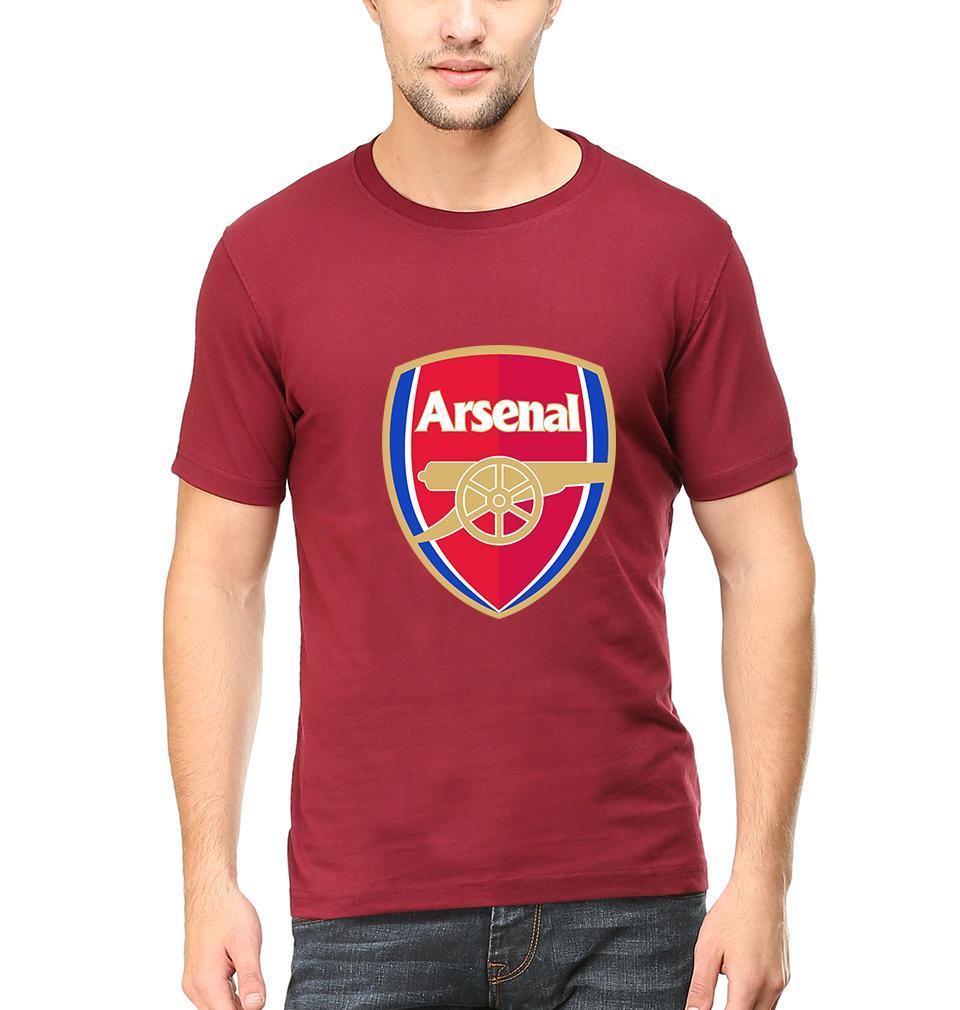 Arsenal Men Half Sleeves T-Shirts-FunkyTeesClub - Funky Tees Club