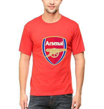 Arsenal Men Half Sleeves T-Shirts-FunkyTeesClub - Funky Tees Club