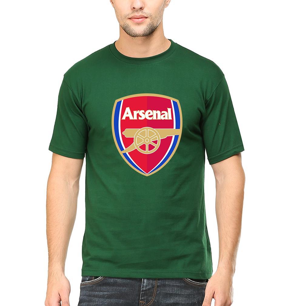 Arsenal Men Half Sleeves T-Shirts-FunkyTeesClub - Funky Tees Club